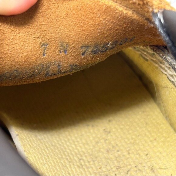 LL Bean Leather Unlined Gumshoe Low Ankle Duck Boots Size 7 N rain - Picture 8 of 16